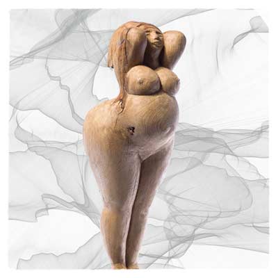 po-art, Skulptur: Schwangere I / pregnant I